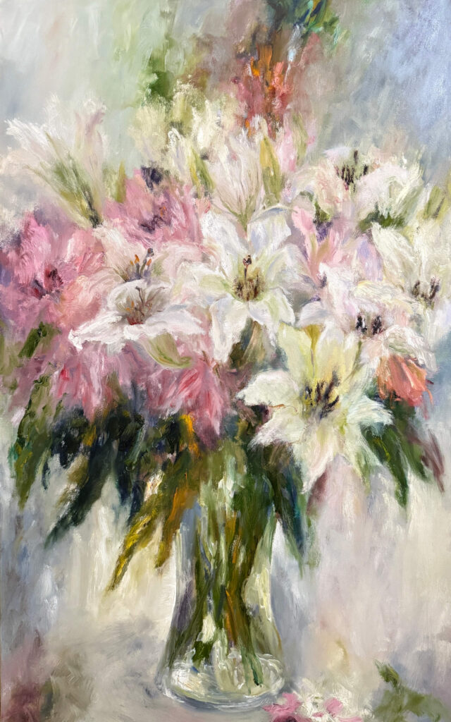 Lilies In Vase