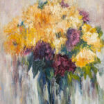 Yellow Roses In Vase